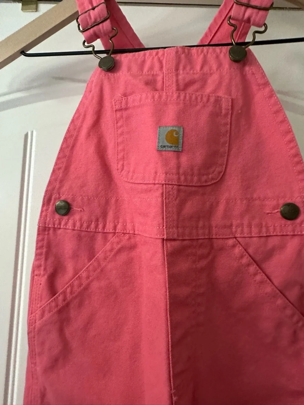 Toddler Girls Overalls - Pink (Carharrt) - EUC 3 toddler